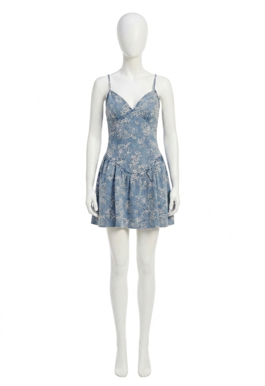 NEW EN SAISON opal mini dress in blue